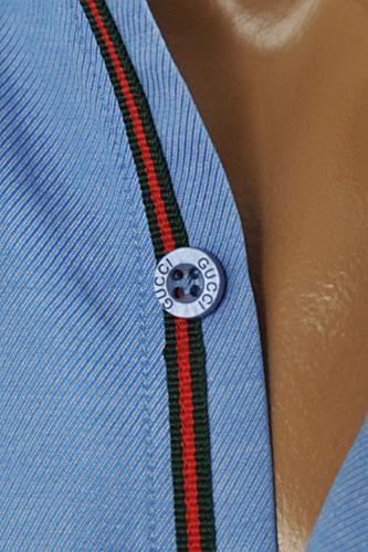 Mens Designer Clothes | GUCCI Men's Button Front Dress Shirt #324