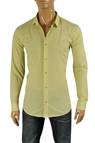 Mens Designer Clothes | GUCCI Men's Button Front Dress Shirt #326