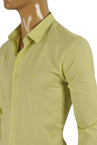 Mens Designer Clothes | GUCCI Men's Button Front Dress Shirt #326