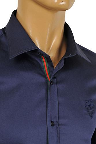 navy blue gucci shirt