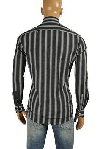 Mens Designer Clothes | GUCCI Men's Button Front Dress Shirt #348