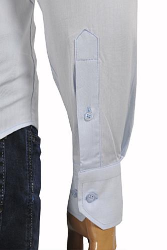 Mens Designer Clothes | GUCCI Men's Dress Shirt in Light Blue #363