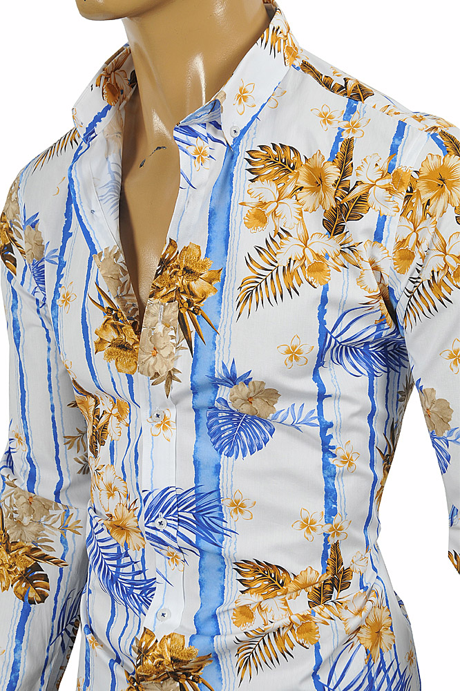 GUCCI men's Hawaiian shirt 415  Men fashion casual shirts, Stylish shirts,  Versace shirts