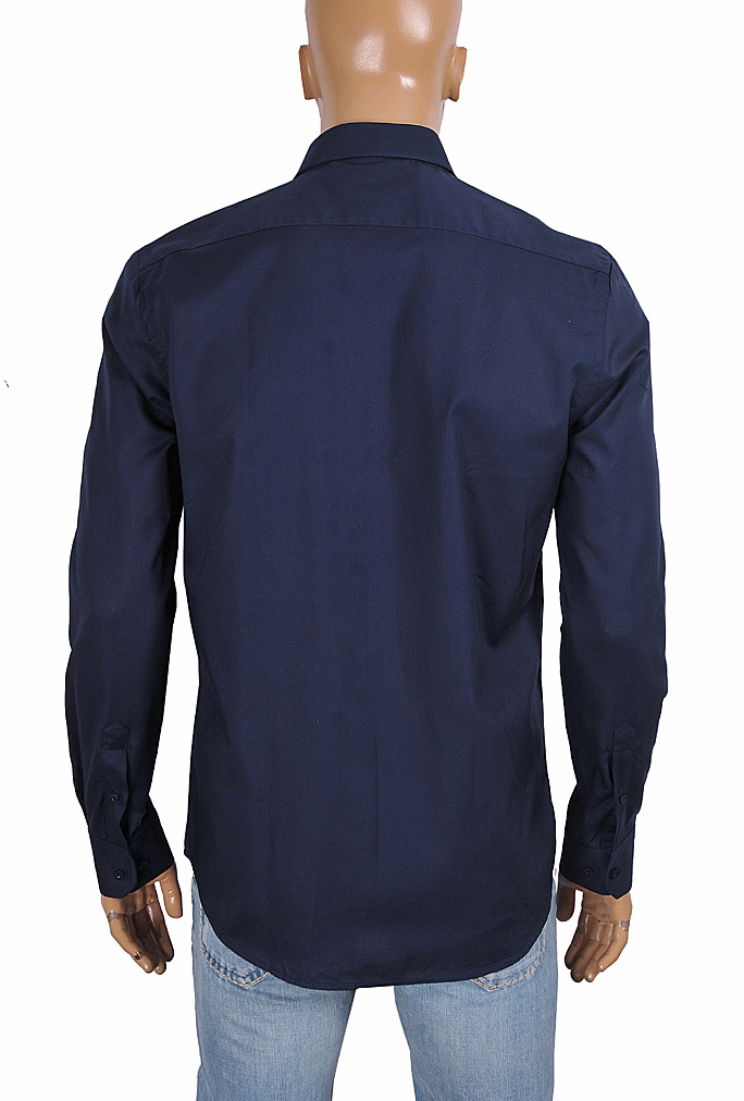 Mens Designer Clothes | GUCCI menâ??s dress shirt with front appliquÃ© 418
