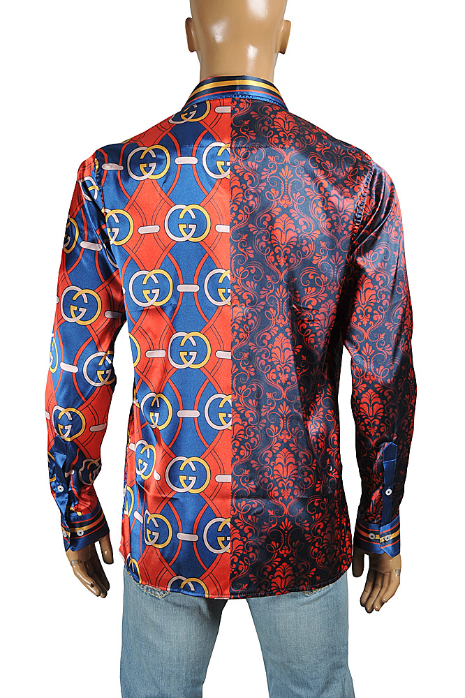 Mens Designer Clothes | GUCCI Menâ??s GG dress shirt 424