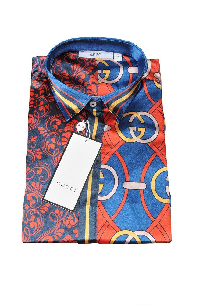 Mens Designer Clothes | GUCCI Menâ??s GG dress shirt 424