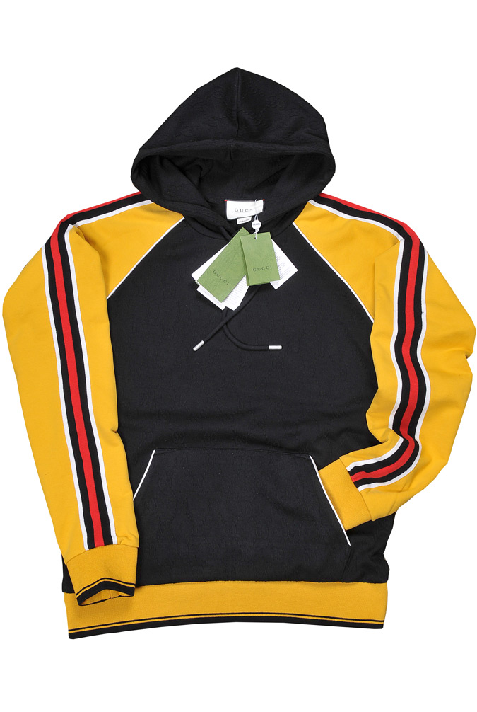 Mens Designer Clothes | GUCCI GG Stripe Hoodie 124