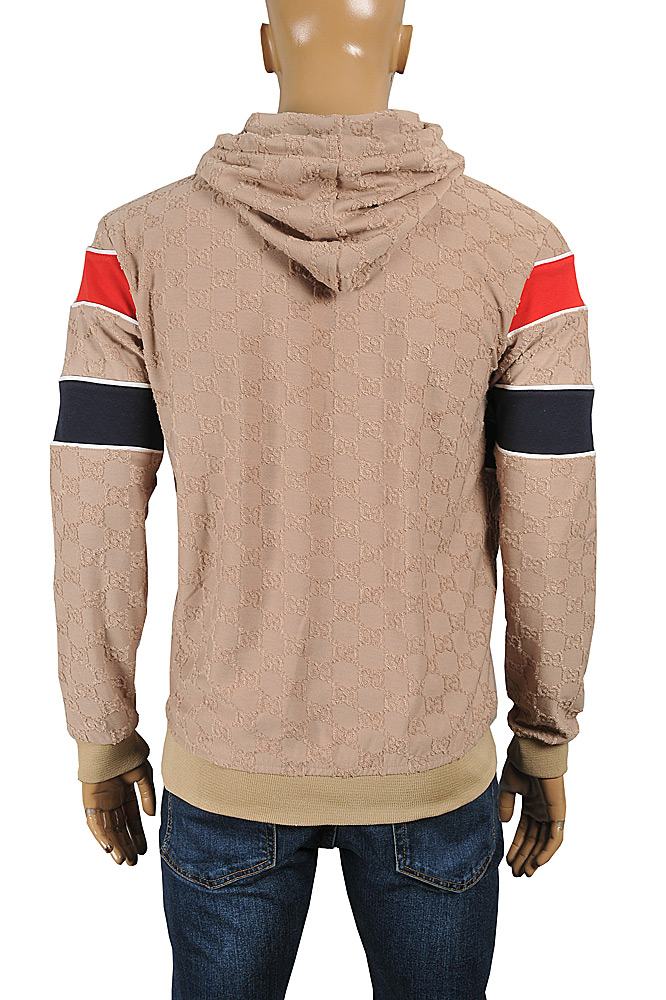 Mens Designer Clothes | GUCCI GG Stripe Hoodie 126