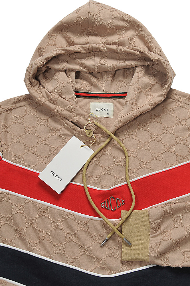 Mens Designer Clothes | GUCCI GG Stripe Hoodie 126