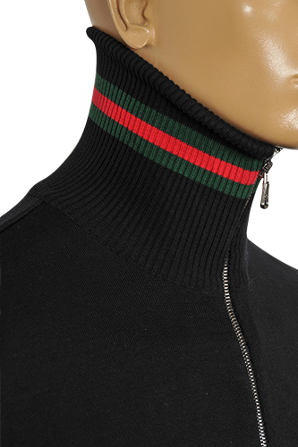 Mens Designer Clothes | GUCCI Men's Cotton Zip Up Jacket #109