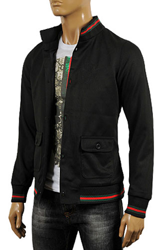 Mens Designer Clothes | GUCCI Men's Jacket In Black #132