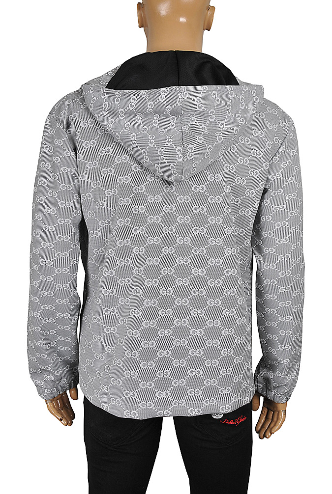 Mens Designer Clothes | GUCCI GG Cotton Hoodie Jacket 195