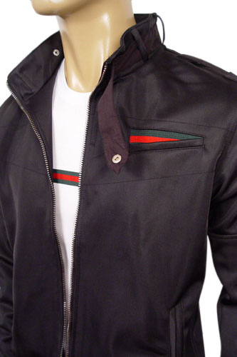 Mens Designer Clothes | GUCCI Mens Zip Up Jacket #66