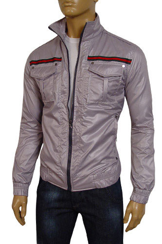 Mens Designer Clothes | GUCCI Mens Zip Up Spring Jacket #74