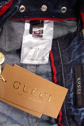 Mens Designer Clothes | GUCCI Mens Wash Denim Jeans #34