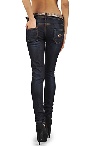 Womens Designer Clothes | GUCCI Ladiesâ?? Skinny Fit Jeans With Belt #84