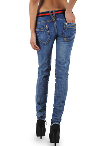 Womens Designer Clothes | GUCCI Ladiesâ?? Jeans With Belt #88
