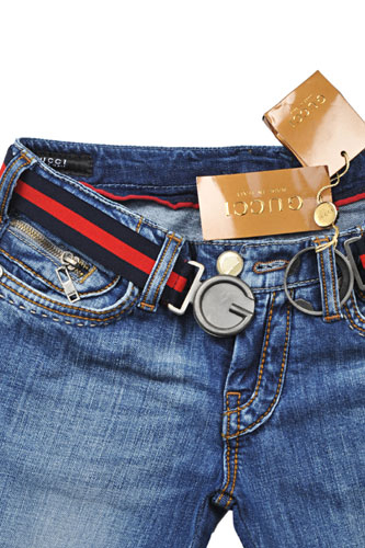 Womens Designer Clothes | GUCCI Ladiesâ?? Jeans With Belt #88