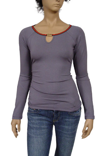 Womens Designer Clothes | GUCCI Ladies Long Sleeve Top #125