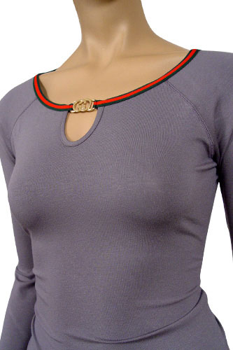 Womens Designer Clothes | GUCCI Ladies Long Sleeve Top #125
