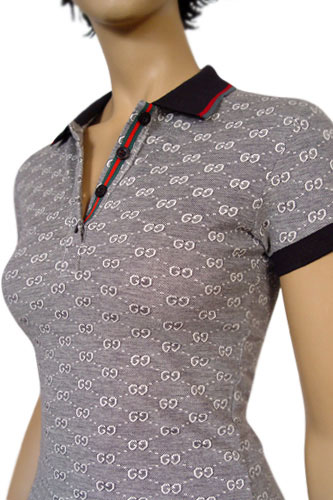 Womens Designer Clothes | GUCCI Ladies Long Polo Shirt #150