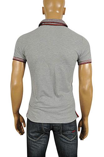 Mens Designer Clothes | GUCCI Menâ??s Cotton Polo Shirt In Gray #321