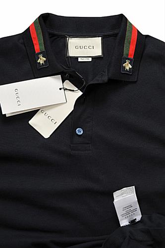 gucci cotton polo with bee