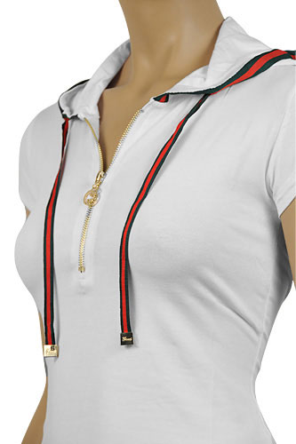 Womens Designer Clothes | GUCCI Ladies Hooded Shirt #174