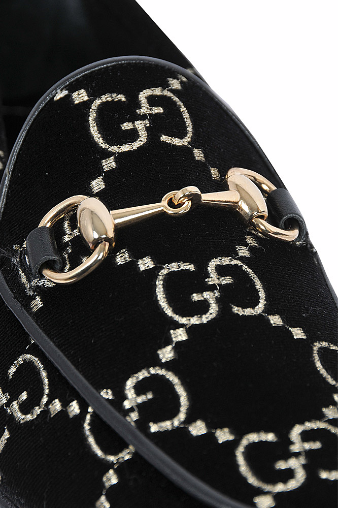 Designer Clothes Shoes | GUCCI Men's GG velvet Horsebit loafer Shoes 298