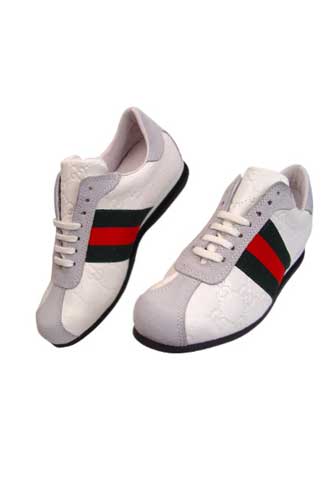 Designer Clothes Shoes | GUCCI Ladies Leather Sneakers Shoes #170