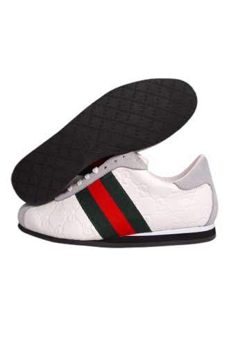 Designer Clothes Shoes | GUCCI Ladies Leather Sneakers Shoes #170
