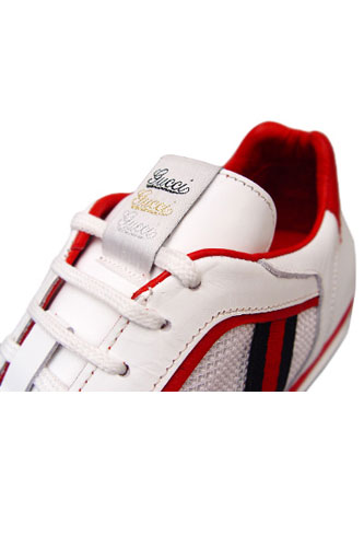 Designer Clothes Shoes | GUCCI Leather Mens Sneakers Shoes #182