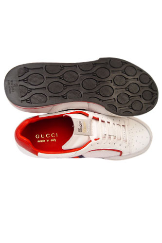Designer Clothes Shoes | GUCCI Leather Mens Sneakers Shoes #182