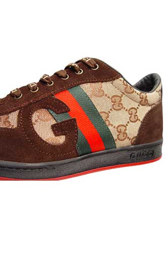 Designer Clothes Shoes | GUCCI Mens Leather Sneakers Shoes #197