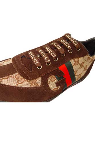 Designer Clothes Shoes | GUCCI Mens Leather Sneakers Shoes #197