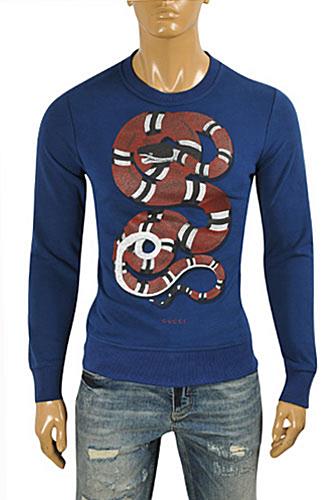Mens Designer Clothes | GUCCI Menâ??s Stripe Fitted Knit Sweater #101