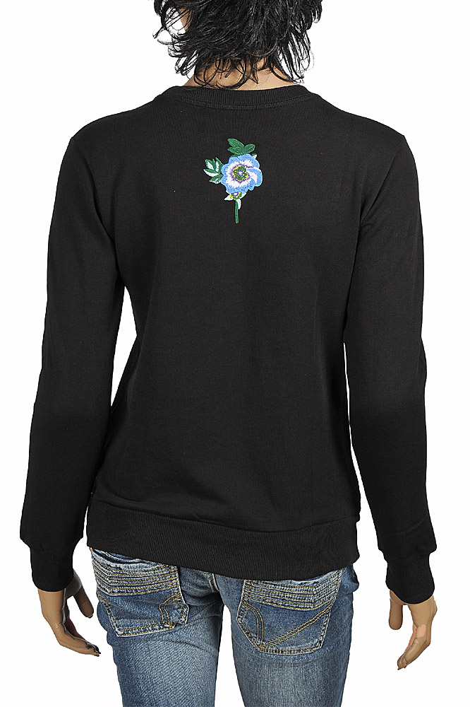 Womens Designer Clothes | GUCCI womenâ??s cotton sweatshirt with front logo print 112