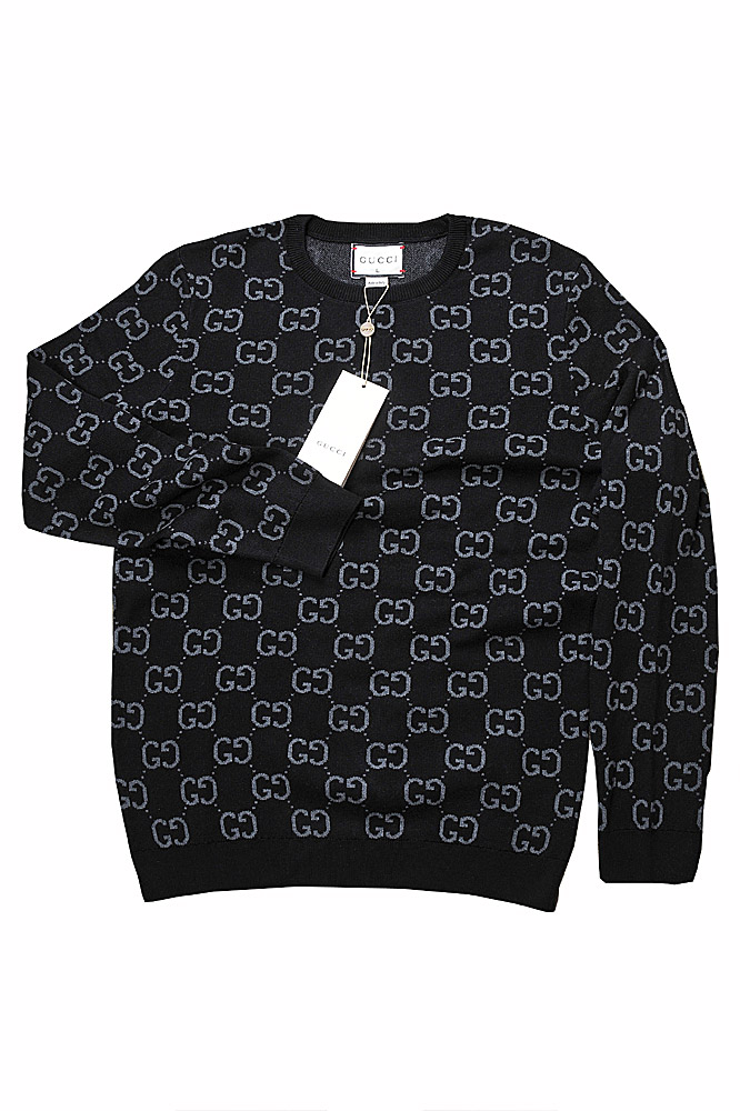 Mens Designer Clothes | GUCCI men GG knitted sweater 122