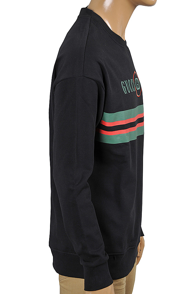Mens Designer Clothes | GUCCI Menâ??s cotton sweatshirt with logo embroidery 125