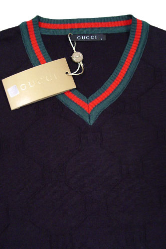 GUCCI Knitwear Men, GG wool jumper Green