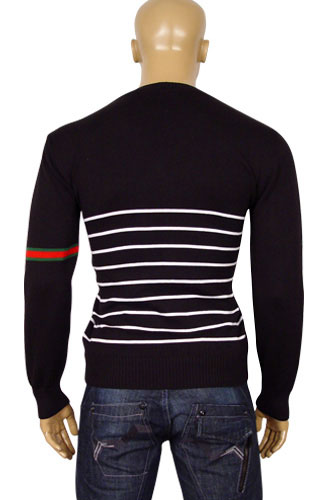 Mens Designer Clothes | GUCCI Mens V-Neck Fitted Sweater #30