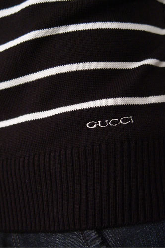 Mens Designer Clothes | GUCCI Mens V-Neck Fitted Sweater #30