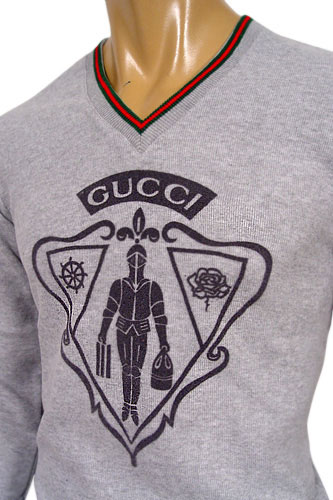 Mens Designer Clothes | GUCCI Mens V-Neck Sweater #31