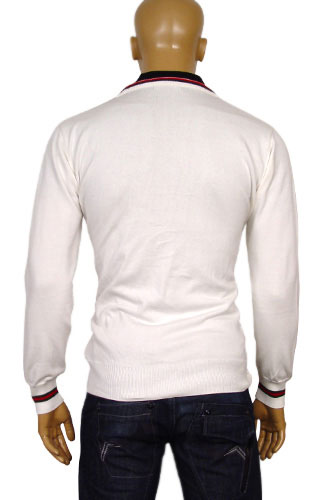 Mens Designer Clothes | GUCCI Mens V-Neck Button Up Sweater #32