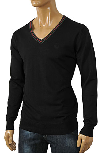 Mens Designer Clothes | GUCCI Men's V-Neck Sweater #68