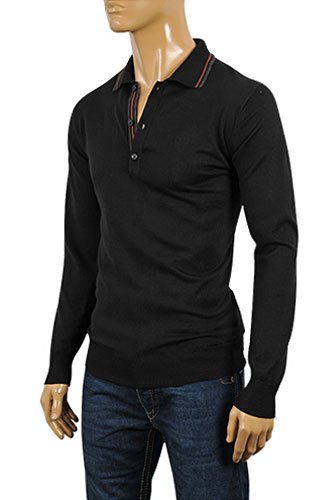 Mens Designer Clothes | GUCCI Men's Polo Style Sweater #70