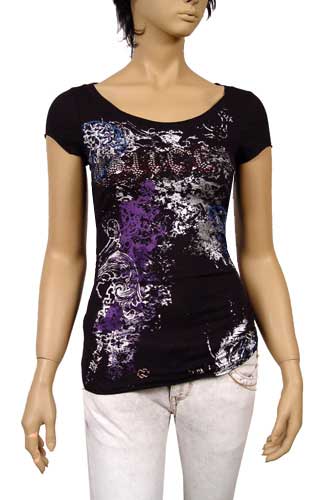 Womens Designer Clothes | GUCCI Ladies Short Sleeve Top #23