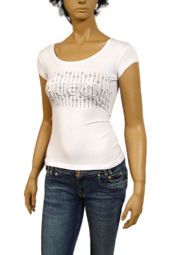 Womens Designer Clothes | GUCCI Ladies Short Sleeve Top #61