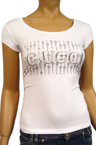 Womens Designer Clothes | GUCCI Ladies Short Sleeve Top #61