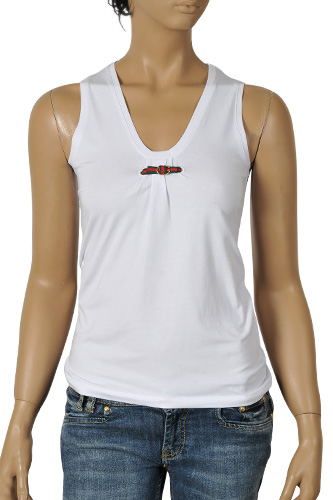 Womens Designer Clothes | GUCCI Ladies Sleeveless Top #98